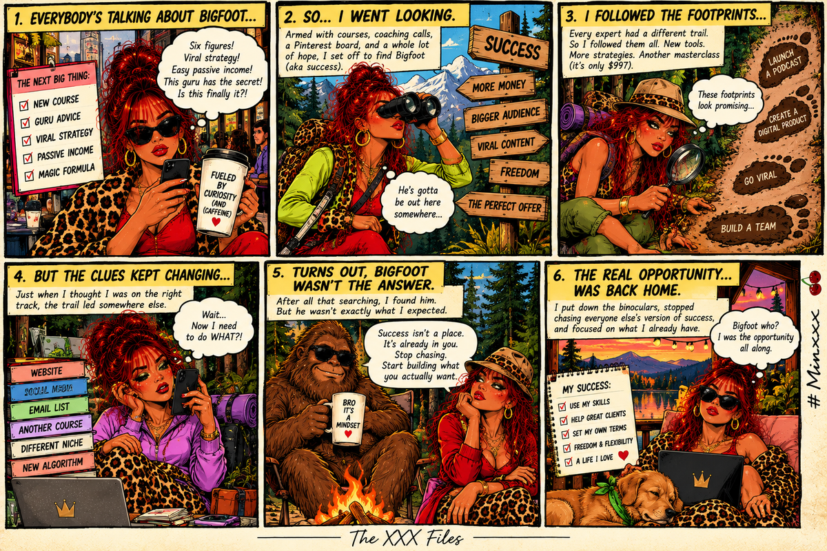 I Went Looking for Bigfoot. Apparently, He Had My Business Plan.